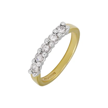 18ct Yellow Gold 0.40ct Diamond Eternity Ring