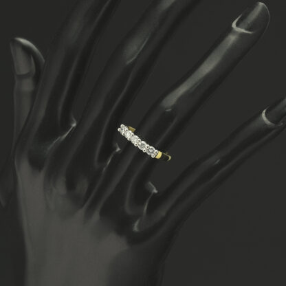 18ct Yellow Gold 0.40ct Diamond Eternity Ring - Image 4