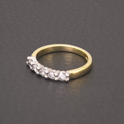 18ct Yellow Gold 0.40ct Diamond Eternity Ring - Image 2