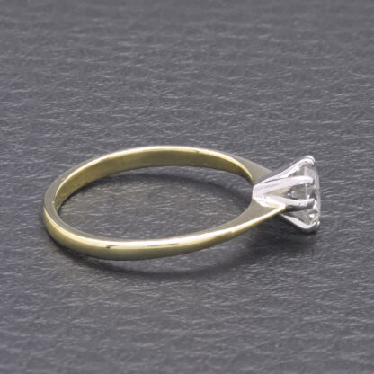 18ct Yellow Gold Single Stone 0.50ct Diamond Ring - Image 4