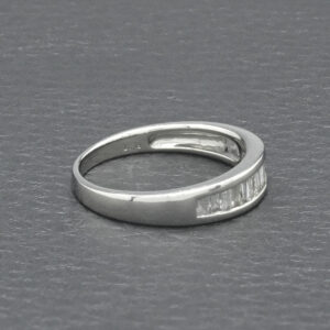 Platinum 0.50ct Baguette Diamond Ring