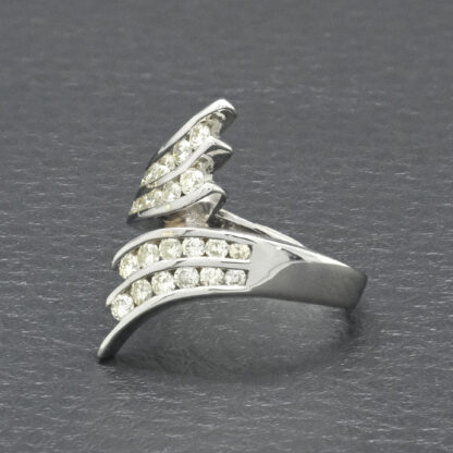 18ct White Gold 0.50ct Fancy Diamond Ring - Image 4