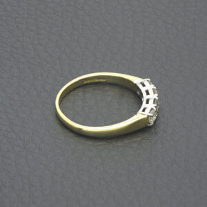 18ct Yellow Gold 0.60ct Diamond 4 Stone Ring