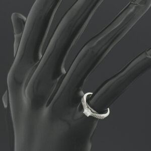 Palladium Diamond Ring 0.50ct