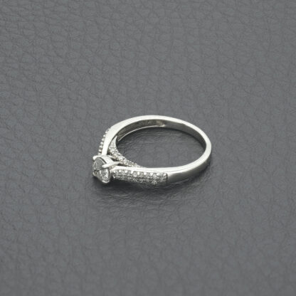 Palladium Diamond Ring 0.50ct - Image 3