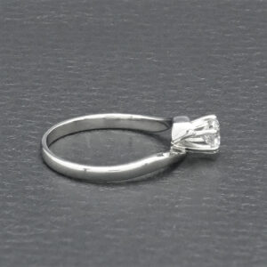 18ct White Gold 0.41ct Diamond Solitaire Ring