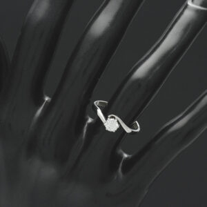 18ct White Gold 0.41ct Diamond Solitaire Ring