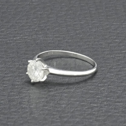 14ct White Gold 0.90ct Diamond Solitaire Ring - Image 2