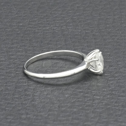 14ct White Gold 0.90ct Diamond Solitaire Ring - Image 3