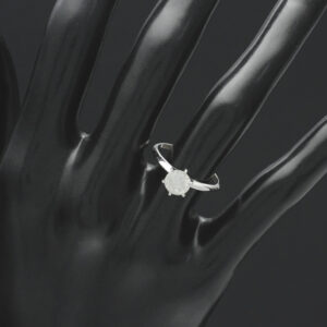 14ct White Gold 0.90ct Diamond Solitaire Ring