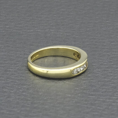 18ct Yellow Gold 0.50ct Diamond 7 Stone Eternity Ring - Image 3