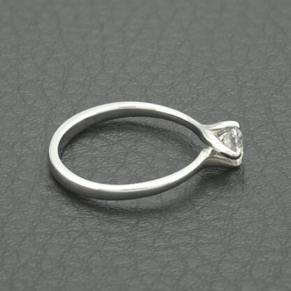 18ct White Gold 0.39ct Diamond Solitaire Ring - Image 3