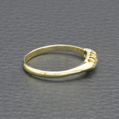 18ct Yellow Gold Five Stone 0.12ct Victorian Diamond Ring - Image 3