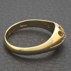 18ct Yellow Gold 0.35ct Diamond Solitaire Ring