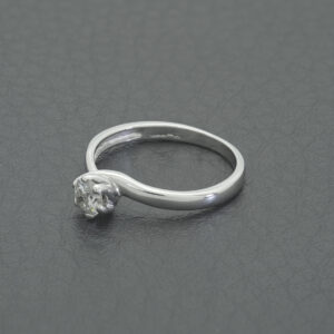 9ct White Gold 0.25ct Diamond Solitaire Ring