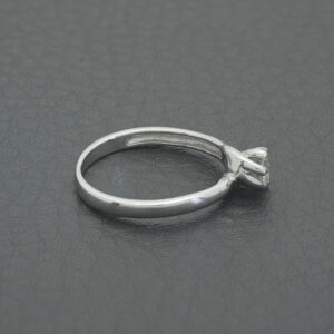 9ct White Gold 0.25ct Diamond Solitaire Ring