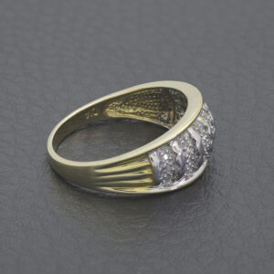 9ct Yellow Gold 0.15ct Diamond Band Ring