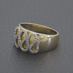 9ct Yellow Gold 0.54ct Diamond Cocktail Ring