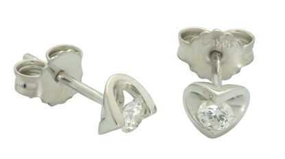 18ct White Gold 0.16ct Diamond Stud Earrings