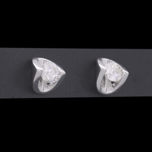 18ct White Gold 0.16ct Diamond Stud Earrings