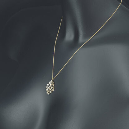 18ct Rose Gold 0.31ct Diamond Necklace 18" - Image 3