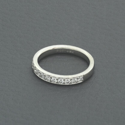 Platinum 0.26ct Diamond Half Eternity Ring - Image 2
