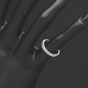 Platinum 0.26ct Diamond Half Eternity Ring