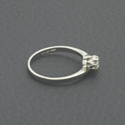 Platinum 0.20ct Diamond Twist Ring - Image 3