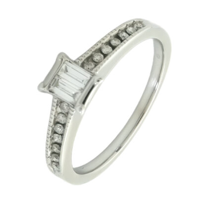18ct White Gold 0.20ct Diamond Ring