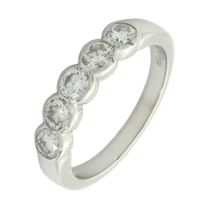 18ct White Gold 0.60ct Diamond Eternity Ring