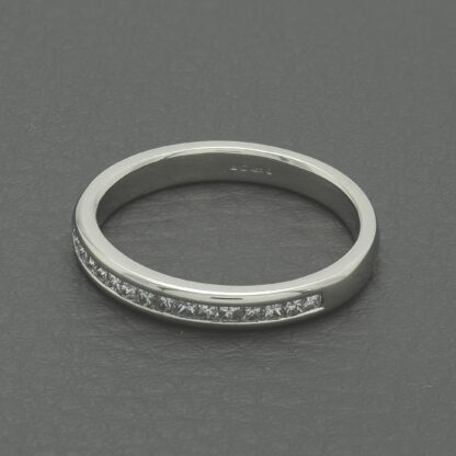 Platinum 0.24ct Diamond Princess Cut Eternity Ring - Image 2