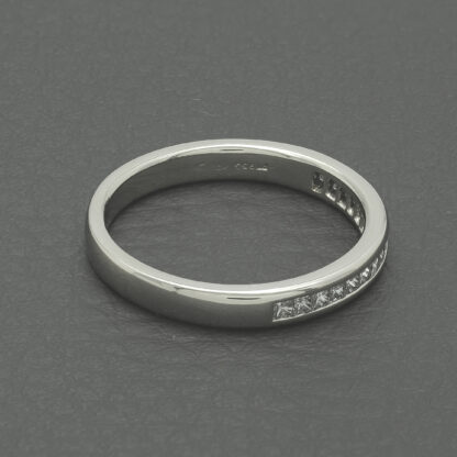 Platinum 0.24ct Diamond Princess Cut Eternity Ring - Image 3