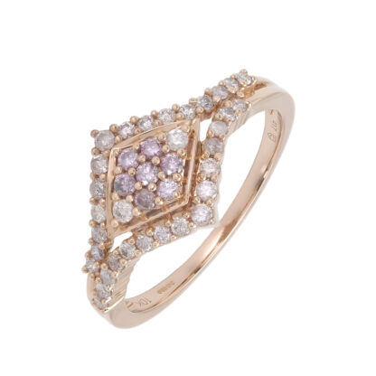 9ct Rose Gold 0.48ct Diamond Dress Ring