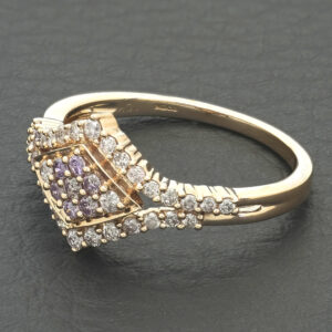 9ct Rose Gold 0.48ct Diamond Dress Ring