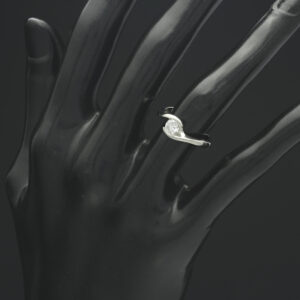 Platinum 0.41ct Diamond Solitaire Ring