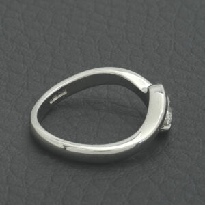 Platinum 0.41ct Diamond Solitaire Ring