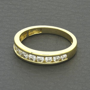 18ct Yellow Gold 0.50ct Diamond Eternity Ring
