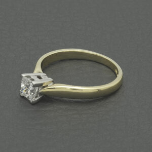 18ct Yellow Gold 0.35ct Diamond Solitaire Ring