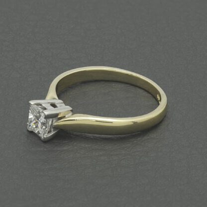 18ct Yellow Gold 0.35ct Diamond Solitaire Ring - Image 2
