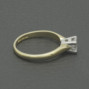 18ct Yellow Gold 0.35ct Diamond Solitaire Ring
