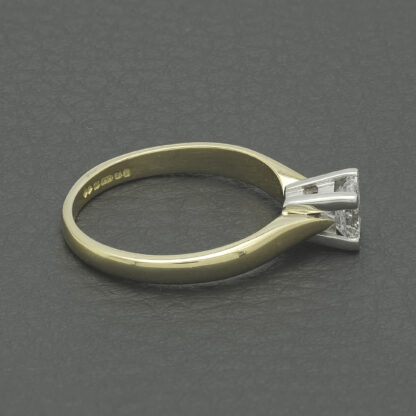 18ct Yellow Gold 0.35ct Diamond Solitaire Ring - Image 3