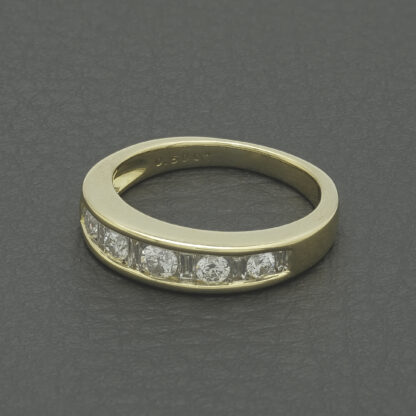 18ct Yellow Gold 0.50ct Diamond Channel Eternity Ring - Image 2
