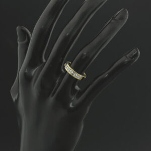 18ct Yellow Gold 0.50ct Diamond Channel Eternity Ring