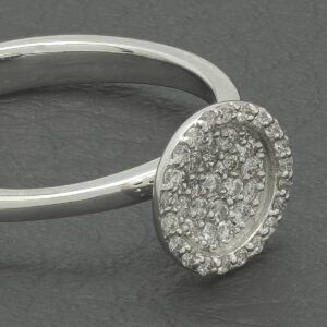18ct White Gold 0.24ct Fancy Diamond Ring
