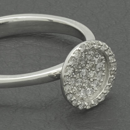 18ct White Gold 0.24ct Fancy Diamond Ring - Image 3