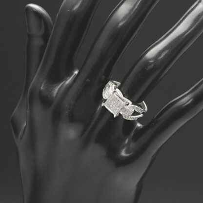 10ct White Gold 0.25ct Diamond Ring - Image 4