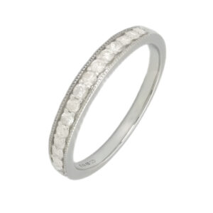 9ct White Gold 0.25ct Diamond Eternity Ring