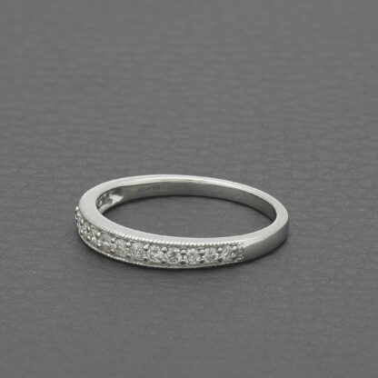 9ct White Gold 0.25ct Diamond Eternity Ring - Image 3
