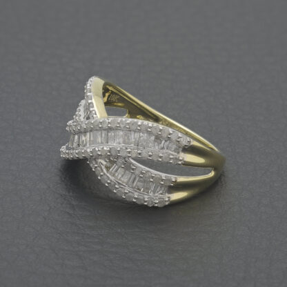 9ct Yellow Gold 1.00ct Diamond Dress Ring - Image 2