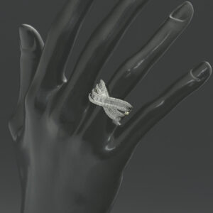 9ct Yellow Gold 1.00ct Diamond Dress Ring